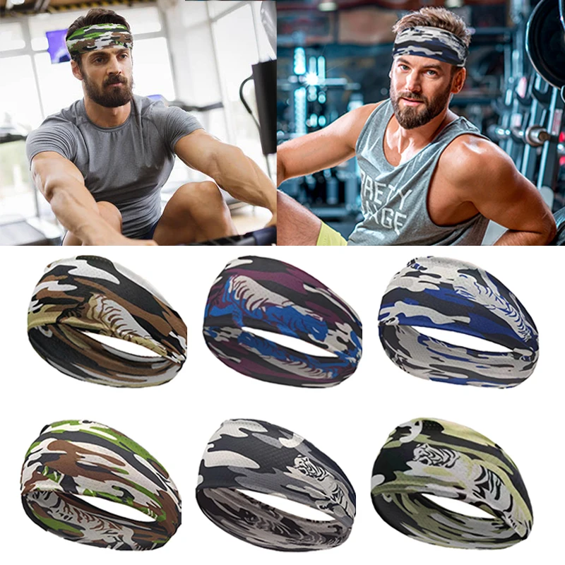 

Breathable Elastic Yoga Hair Band Headscarf Soft Wide Turban Headwrap Men Headband Outdoor Headwear Fitness Sweatband Hairbands