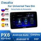 Автомагнитола Dasaita для VW, Nissan, Hyundai, Kia, Toyota, CRV, 10,2 дюйма, DSP, IPS, HD экран, Android 11, 4G