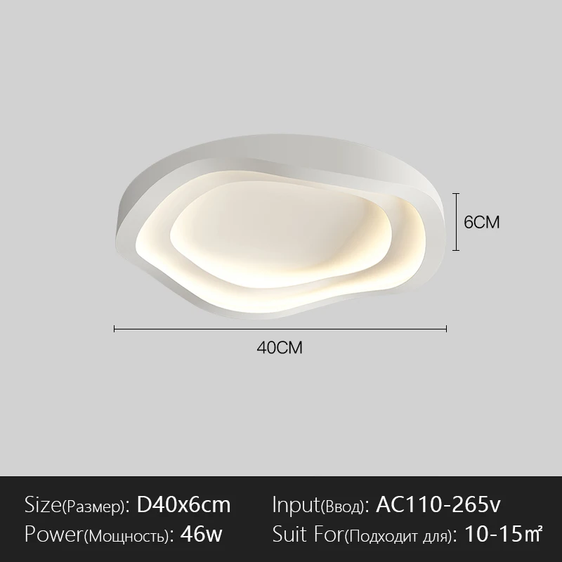 Menvix круглые белые потолочные светильники