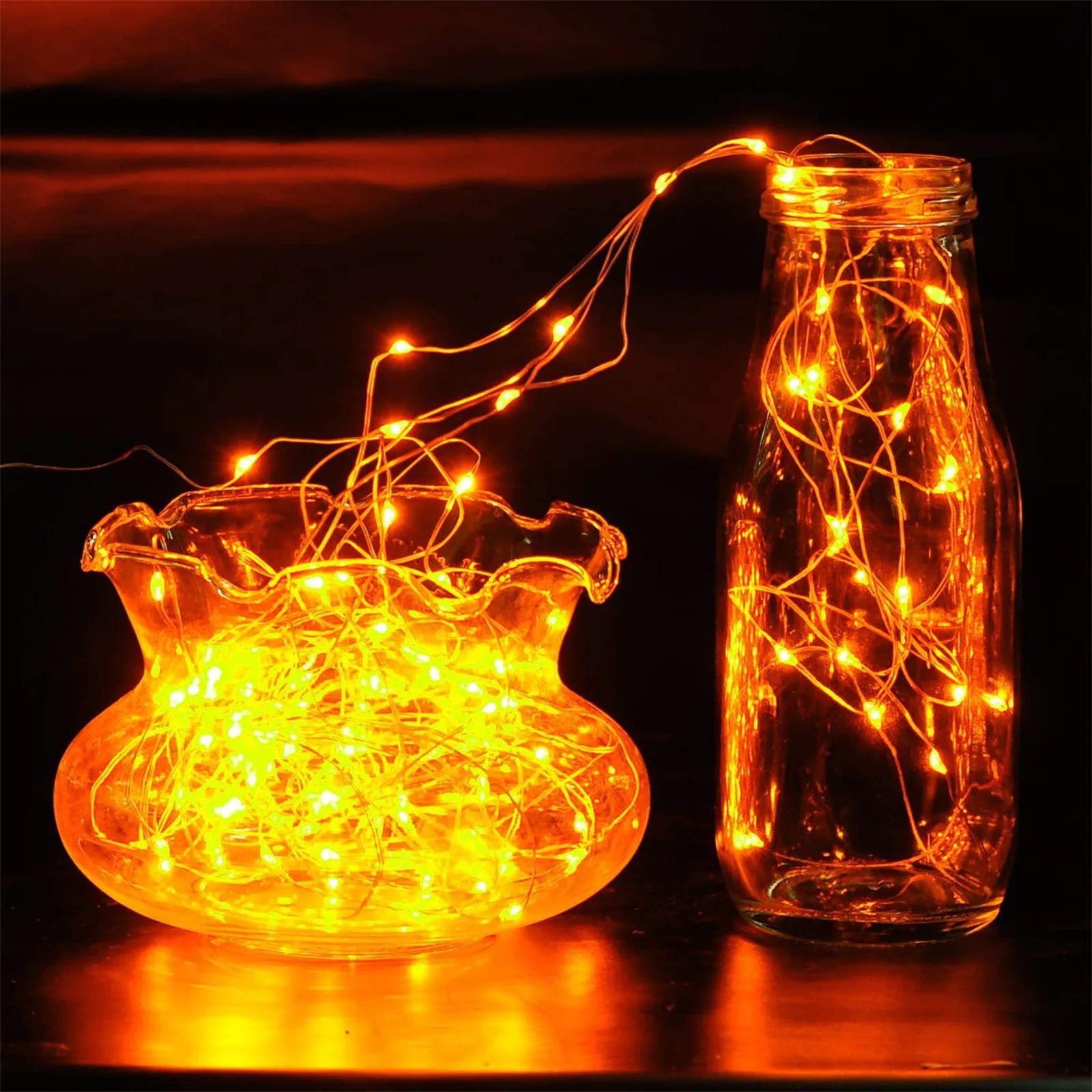 

Медная проволока для сада и дома, 20 метров, 2022 светодиодов, Рождественское украшение для дома, электронный сердечник, источник питания, осве...