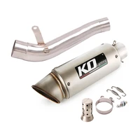 60mm for aprilia rsv4 2017 2019 18 motorcyc exhaust escape system muffler pipe link section removable db killer slip on stainles