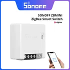 Умный переключатель SONOFF ZB MINI Zigbee 3,0, двухсторонний переключатель, дистанционное управление через приложение, работает с SmartthingSONOFF ZB 123 шт.