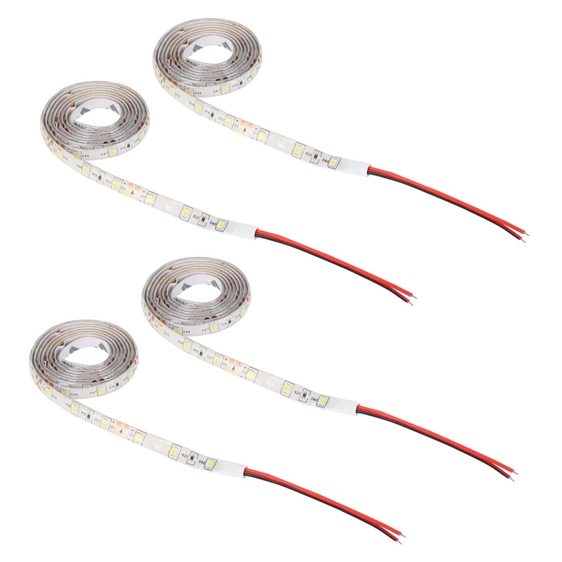 

4X 60-3528 SMD Waterproof LED Light Strip DC12V (White)1M