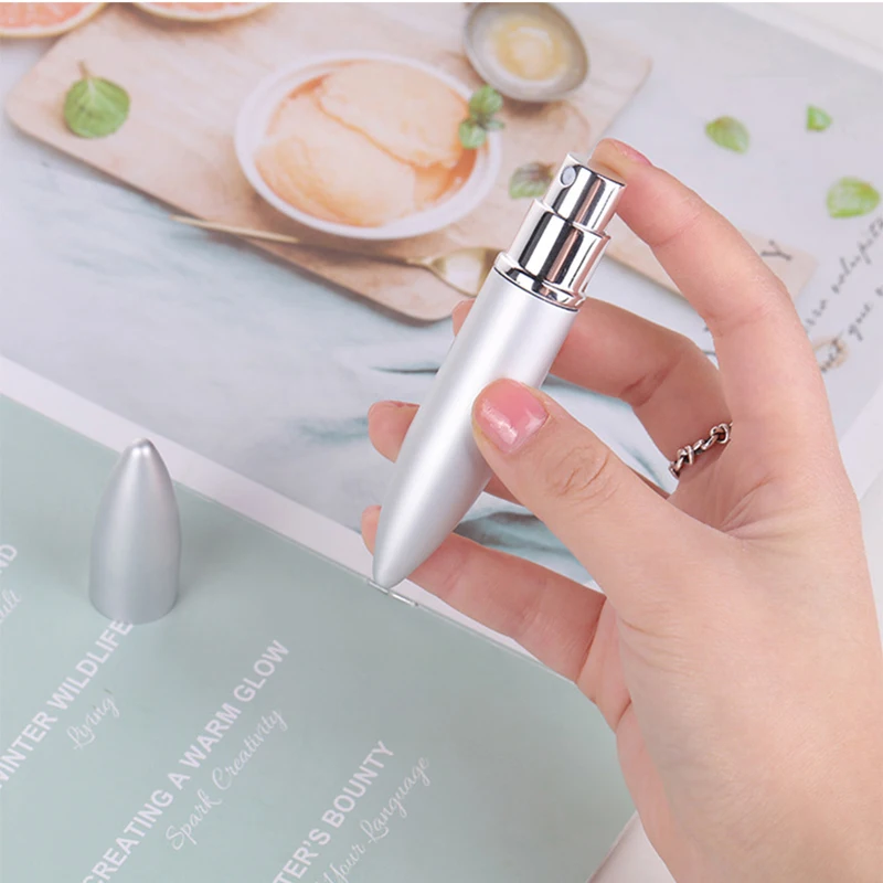 

6/12ml Portable Perfume Bottles Refillable Perfume Bottle Mini Spray Scent Pump Travel Empty Cosmetic Container Atomizer Bottle