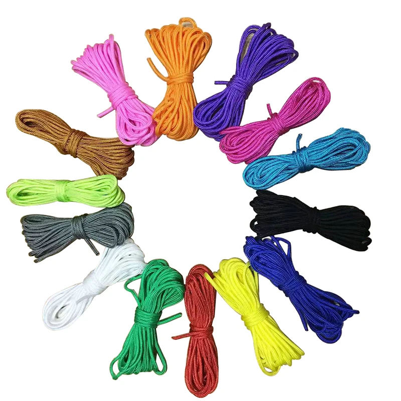 Dia 2mm 5M 10M 20M 30M one Cores Paracord for Survival Parachute Cord Lanyard Camping Climbing Camping Rope Hiking DIY Bracelet
