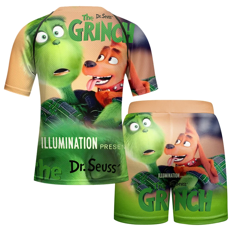 

Boys Suit Summer O-neck Hot Sale 3D Printing Boys and Girls Children's Clothing Printing Series Fashionable Trend