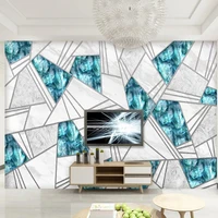 custom mural wallpaper modern nordic geometric marble wall paper background wall painting living room sofa bedroom art fresco