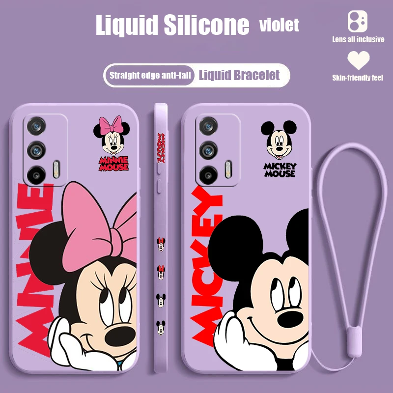 Disney Минни Микки деньги для Realme Q5 GT Neo 5 3T 3 XT X3 C55 C30 C21Y C11 C2 Explorer Master жидкая левая