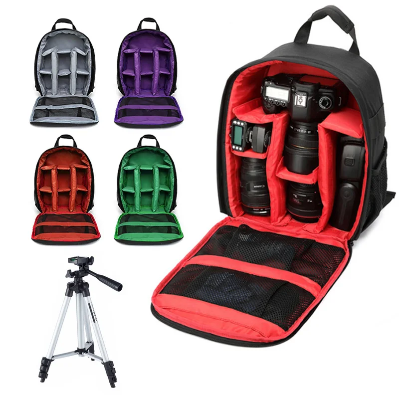 

Сумка для цифровой зеркальной камеры, водонепроницаемый ударопрочный дышащий рюкзак для фотоаппарата Nikon, Canon, Sony, маленький ранец для фото ...