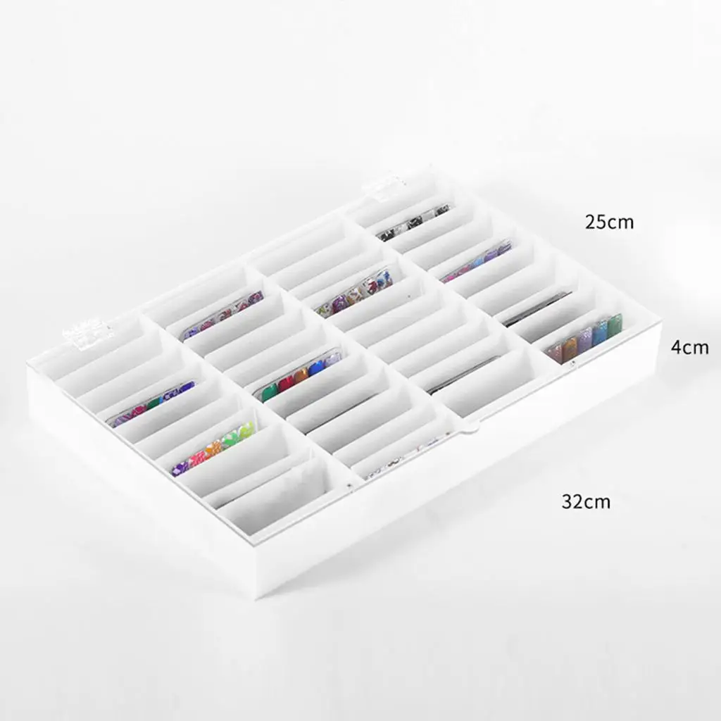 Пыленепроницаемая акриловая цветная карта для лака ногтей