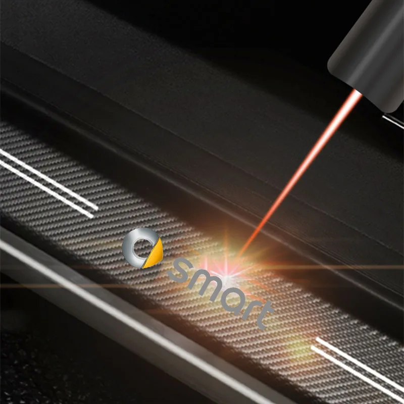 Наклейка на порог автомобиля из углеродного волокна наклейка задний бампер