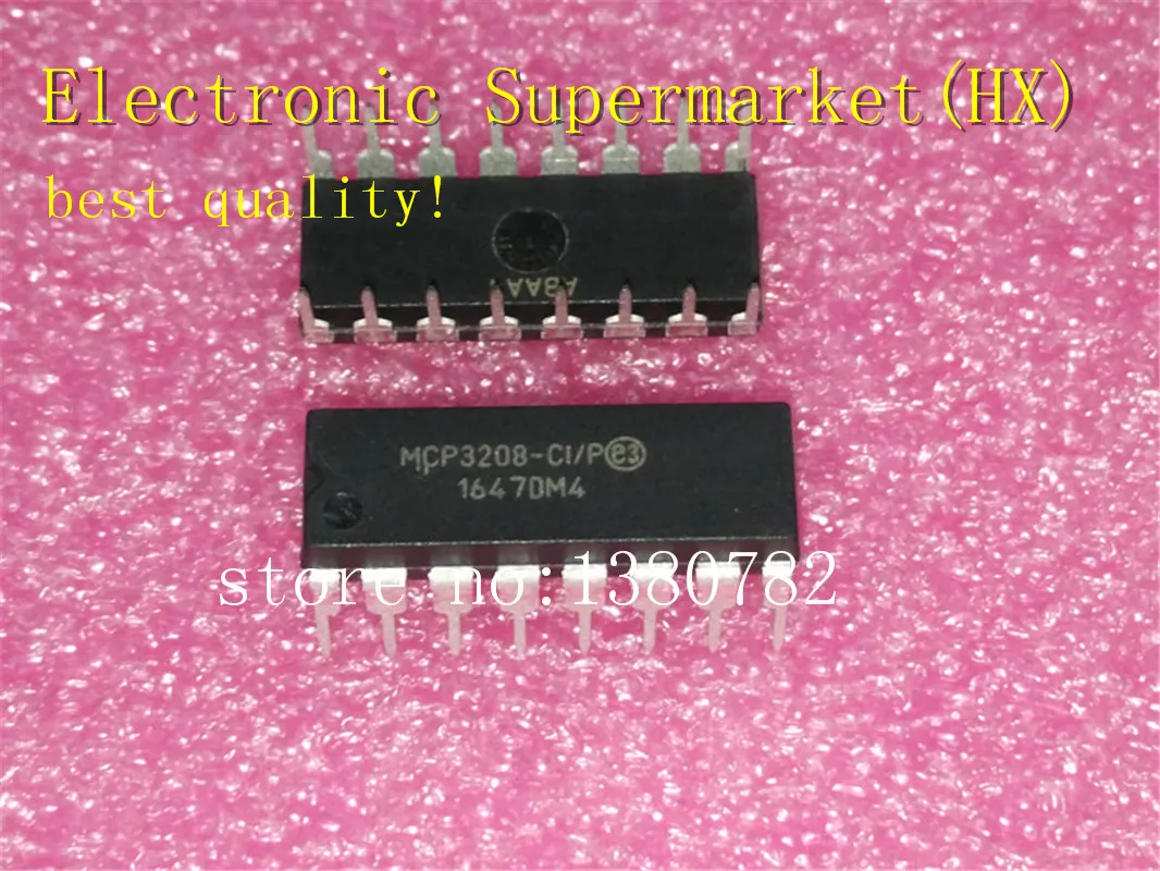 

Free Shipping 10pcs/lots MCP3208-CI/P MCP3208 DIP-16 New original IC In stock!
