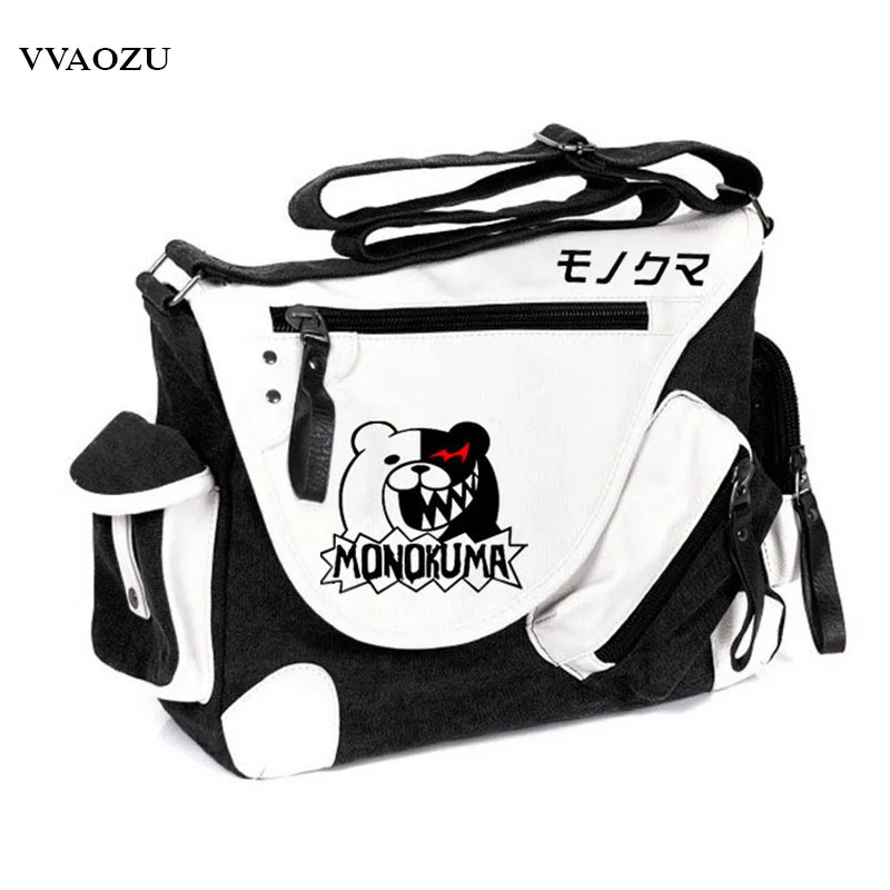 

Brand Designer Danganronpa Monokuma Messenger Bags Crossbody Shoulder Bag Bolsa Feminina hoolbag