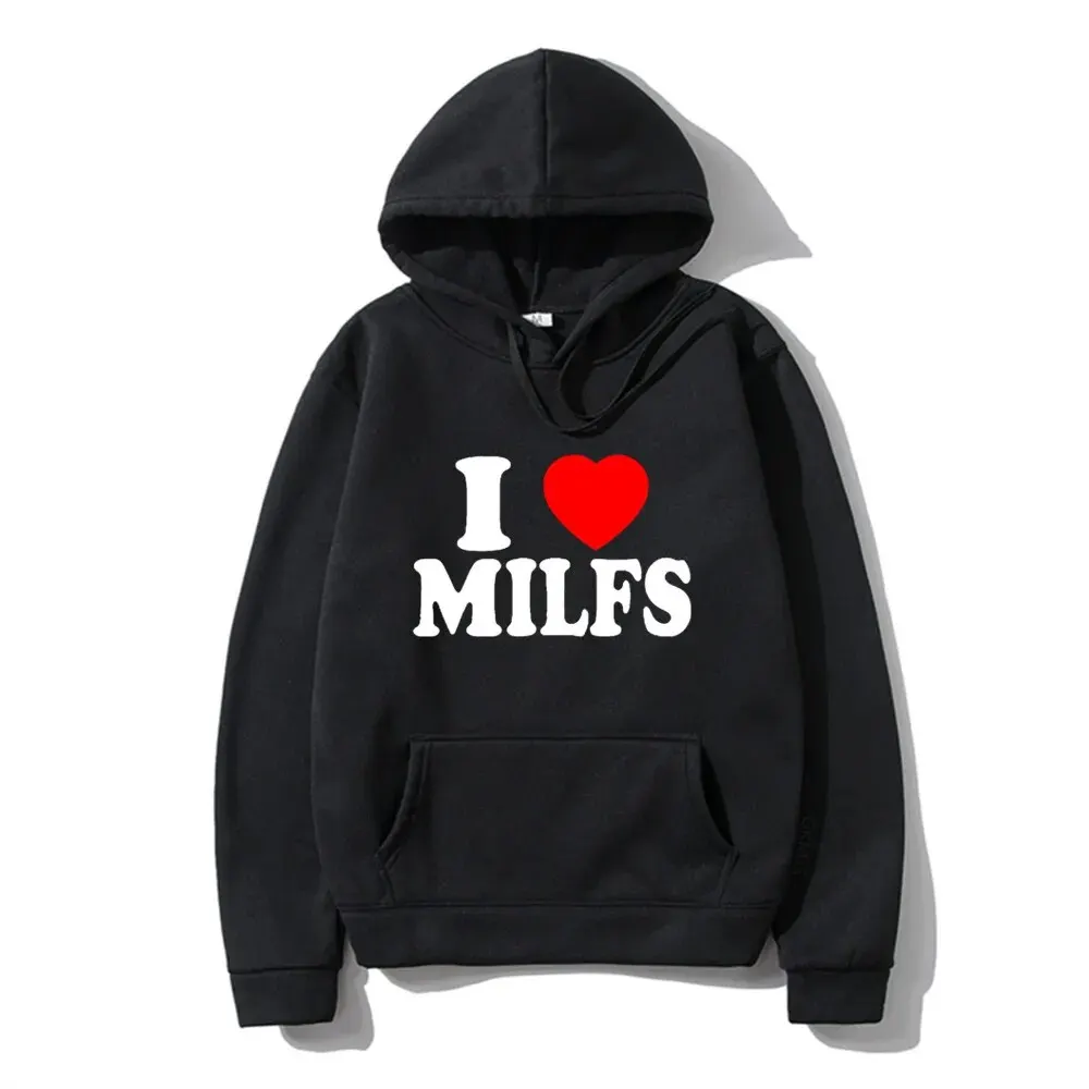 Свитшот I Love MILFS с надписью для мужчин и женщин
