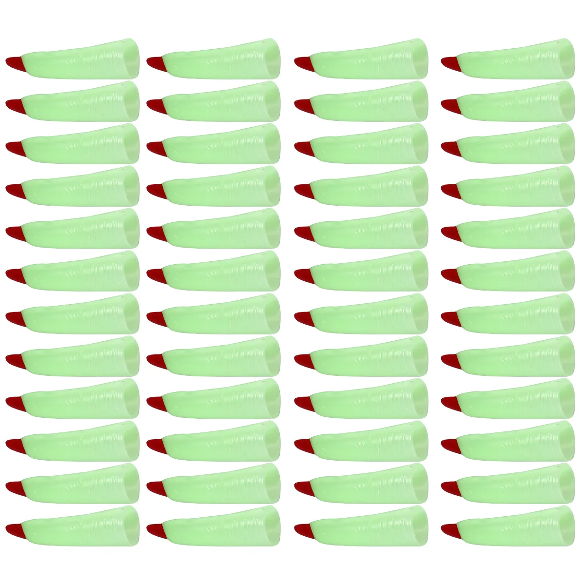 

50Pcs Witch Fingers Scary Spooky Witch Nail Cover Props Fingernail