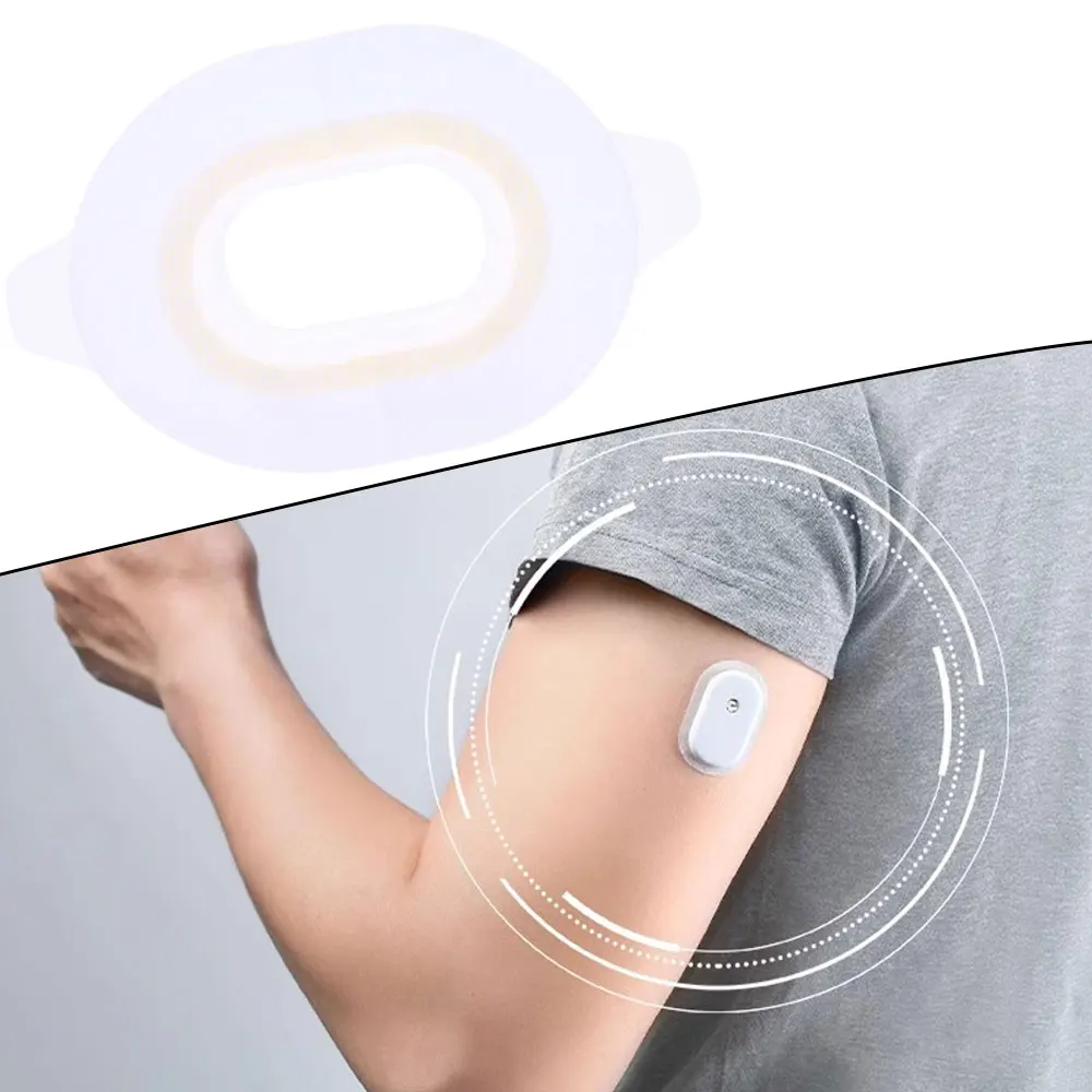 Клейкая лента-фиксатор для датчика Sibionics GS1, усиленная защитная наклейка для датчика динамического измерения уровня глюкозы в крови, водонепроницаемая. (art.: 3920db36ead33) - 3920db36ead33