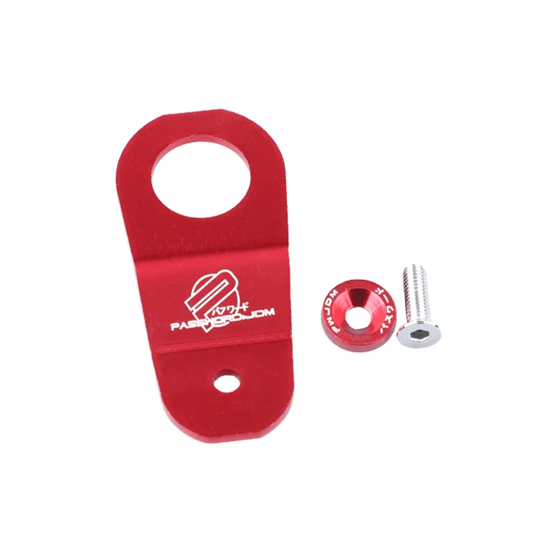 

1 шт. JDM Racing Style алюминиевый монтажный кронштейн радиатора с комплектом шайб для Honda civic EK AP DC 96-00 с логотипом