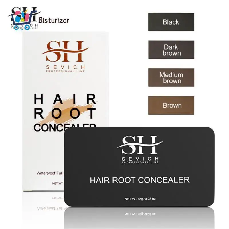 Waterproof Hair Line Powder 8g Edge Control Hair Root Cover  Up Repair Hair Line Shadow Makeup Unisex Instantly 4 Color