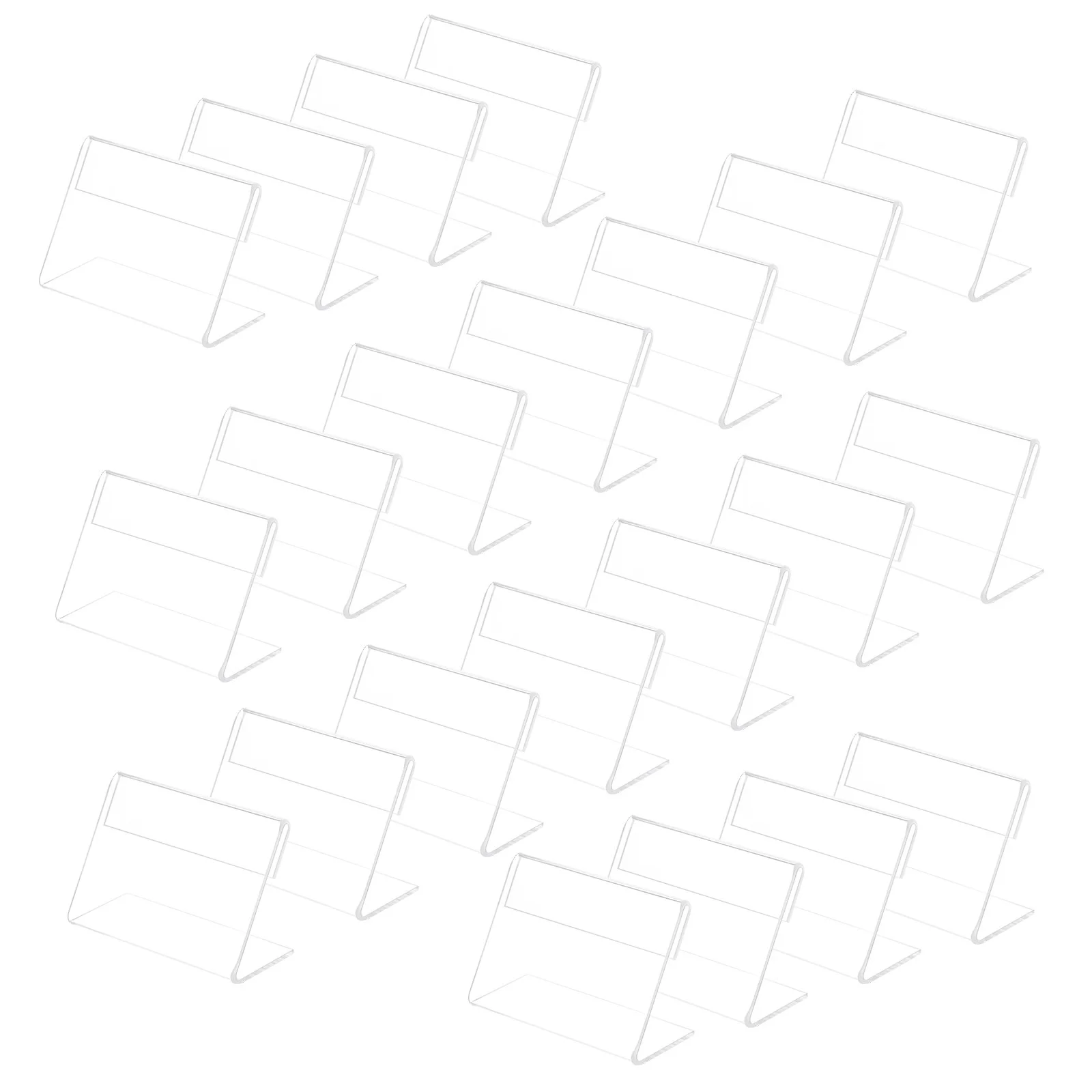 

20 шт., прозрачная практичная демонстрационная стойка, демонстрационный держатель для знаков