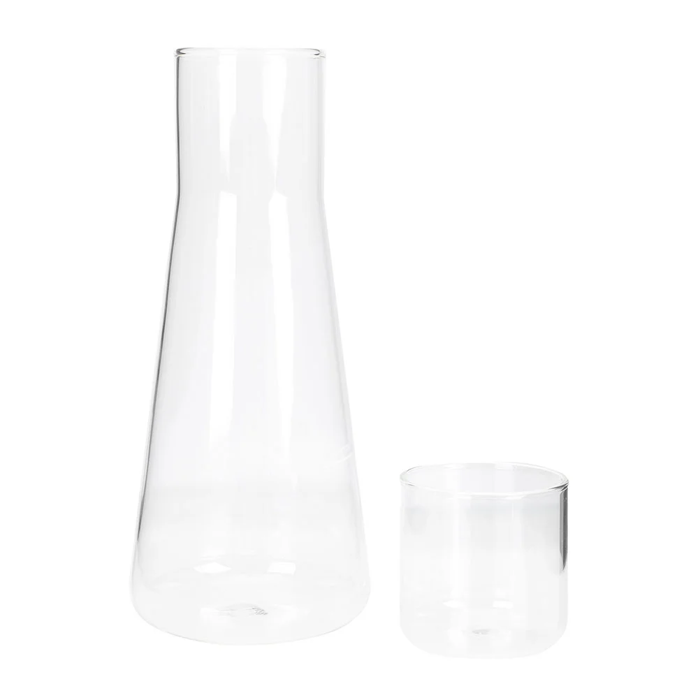 

Glasspitcherbedside Jug Bottle Kettle Beverage Nightstand Clear Decanter Mouthwash Night Cup Dispenser Tea Drinkwith Cold