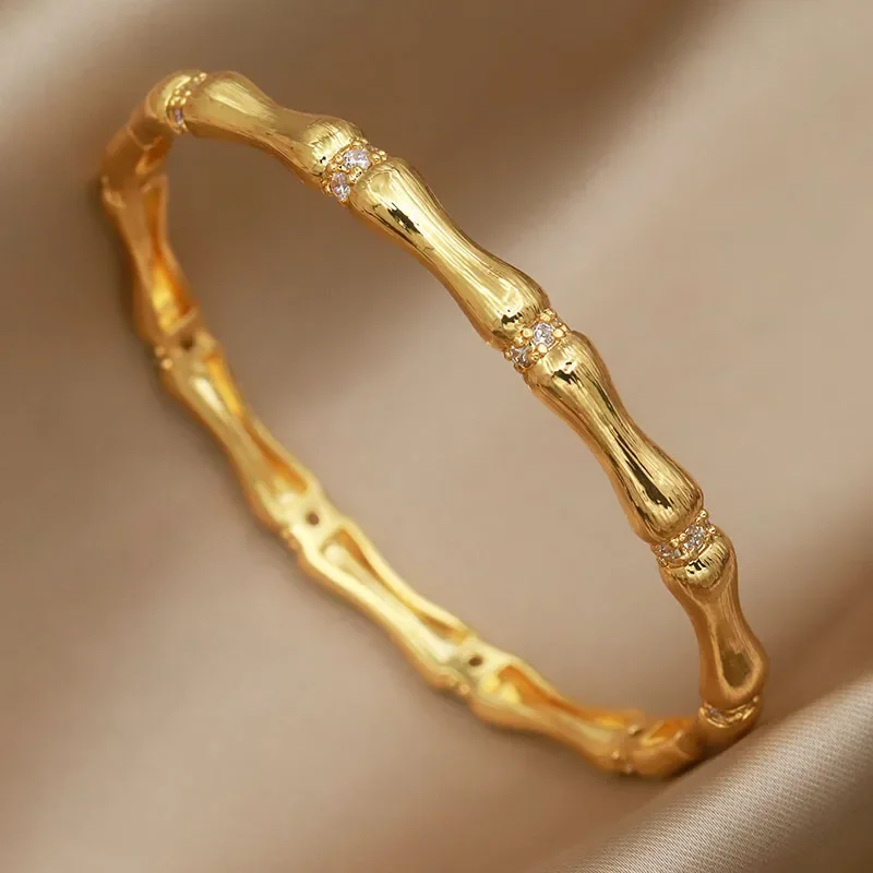 Новый дизайн бамбуковые браслеты и браслет для женщин широкий свадебный с