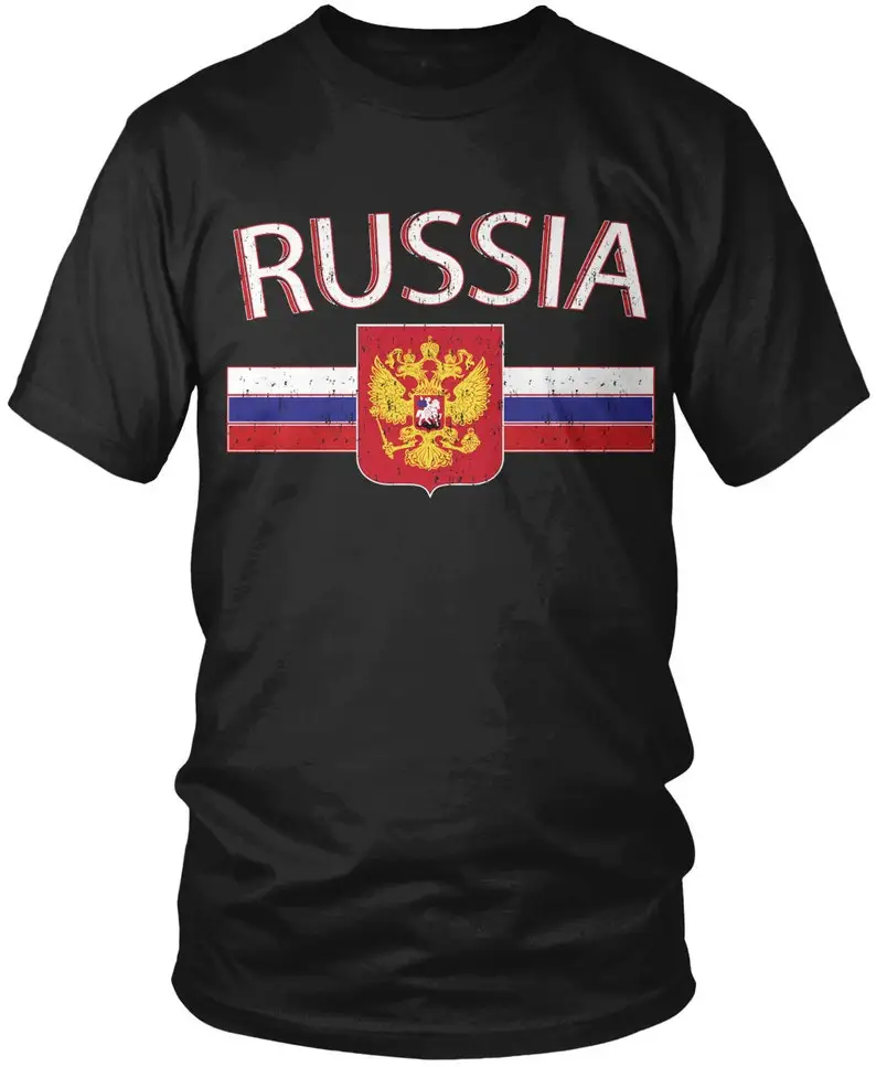 

Мужская футболка с надписью России, российский флаг, Российская Федерация, мужские рубашки для России
