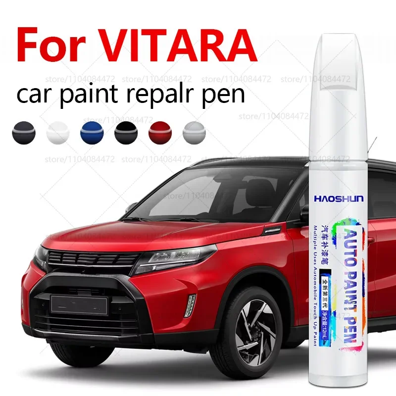 Фото Ручка для ремонта автомобильной краски для SUZUKI VITARA 1988-2025 годов, аксессуары для ремонта царапин краски, ZCF, черный, ZCE, серый, ZCD, белый, желтый №1