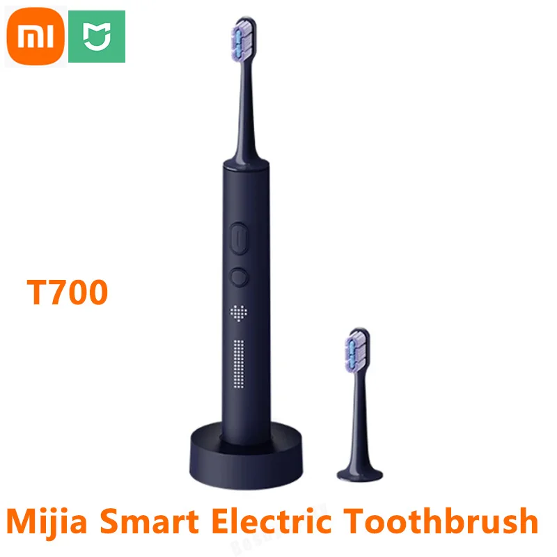 

Original XIAOMI MIJIA T700 Sonic Electric Toothbrush Smart APP LED Display Ultrasonic Vibration Waterproof Inductive Charging