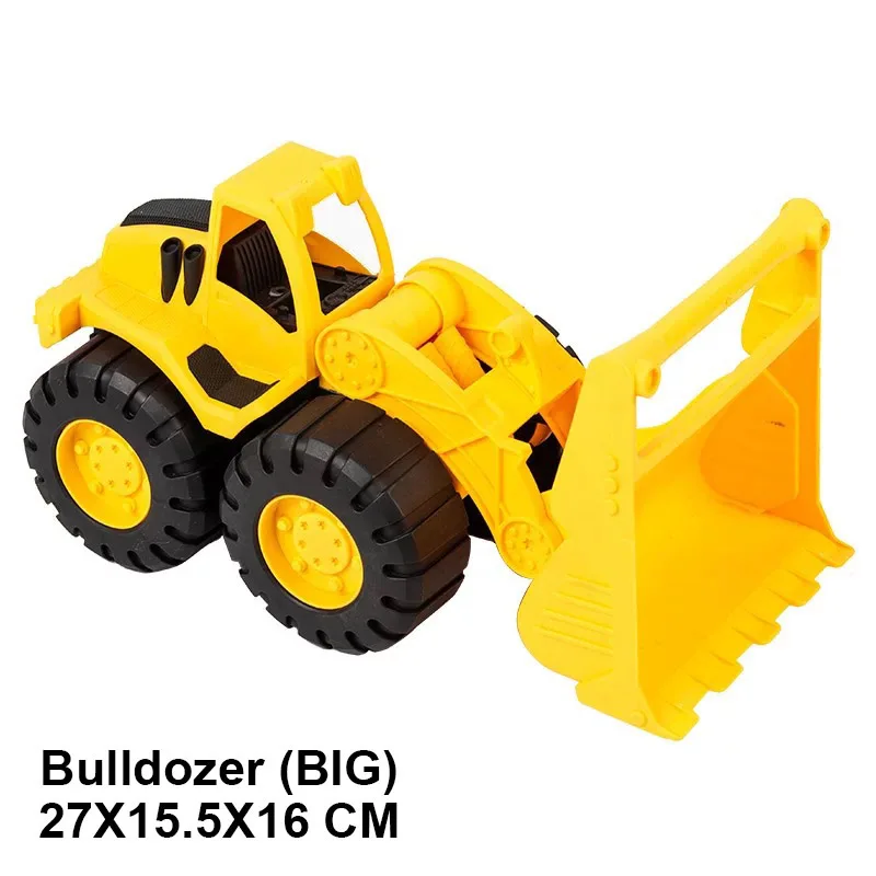 Инженерная машина игрушка для пляжа, песка и снега, летние игрушки для детей для игры на берегу моря - экскаватор и бульдозер.