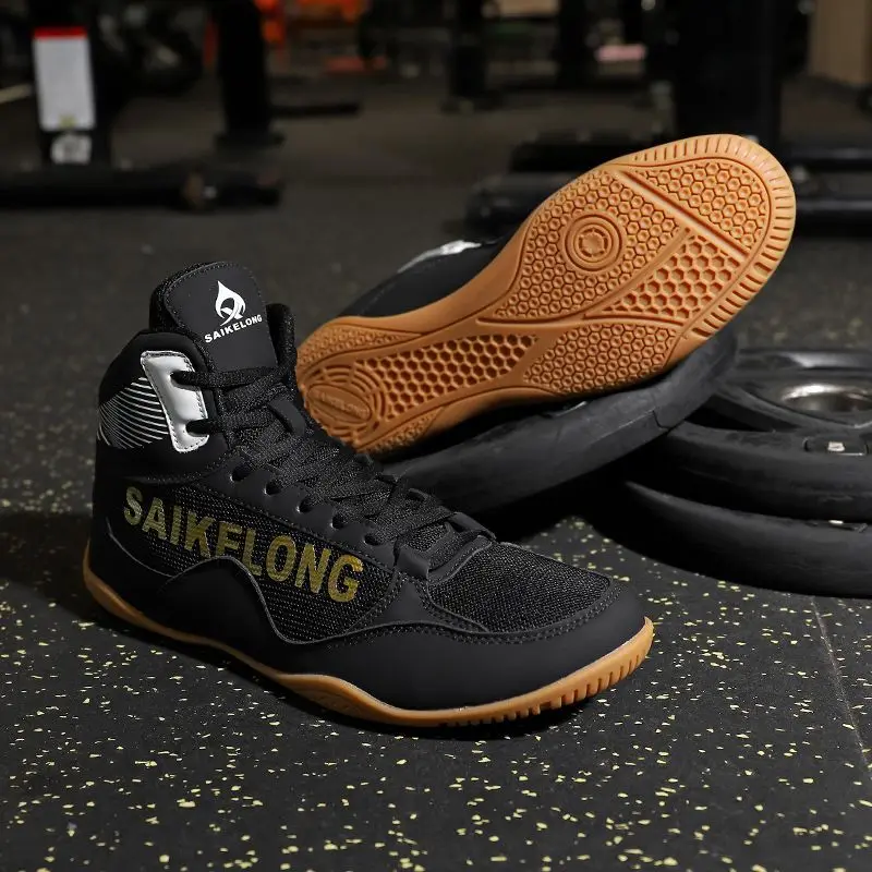 Мужские легкие борцовские кроссовки с дышащей сеткой боксерские мужские