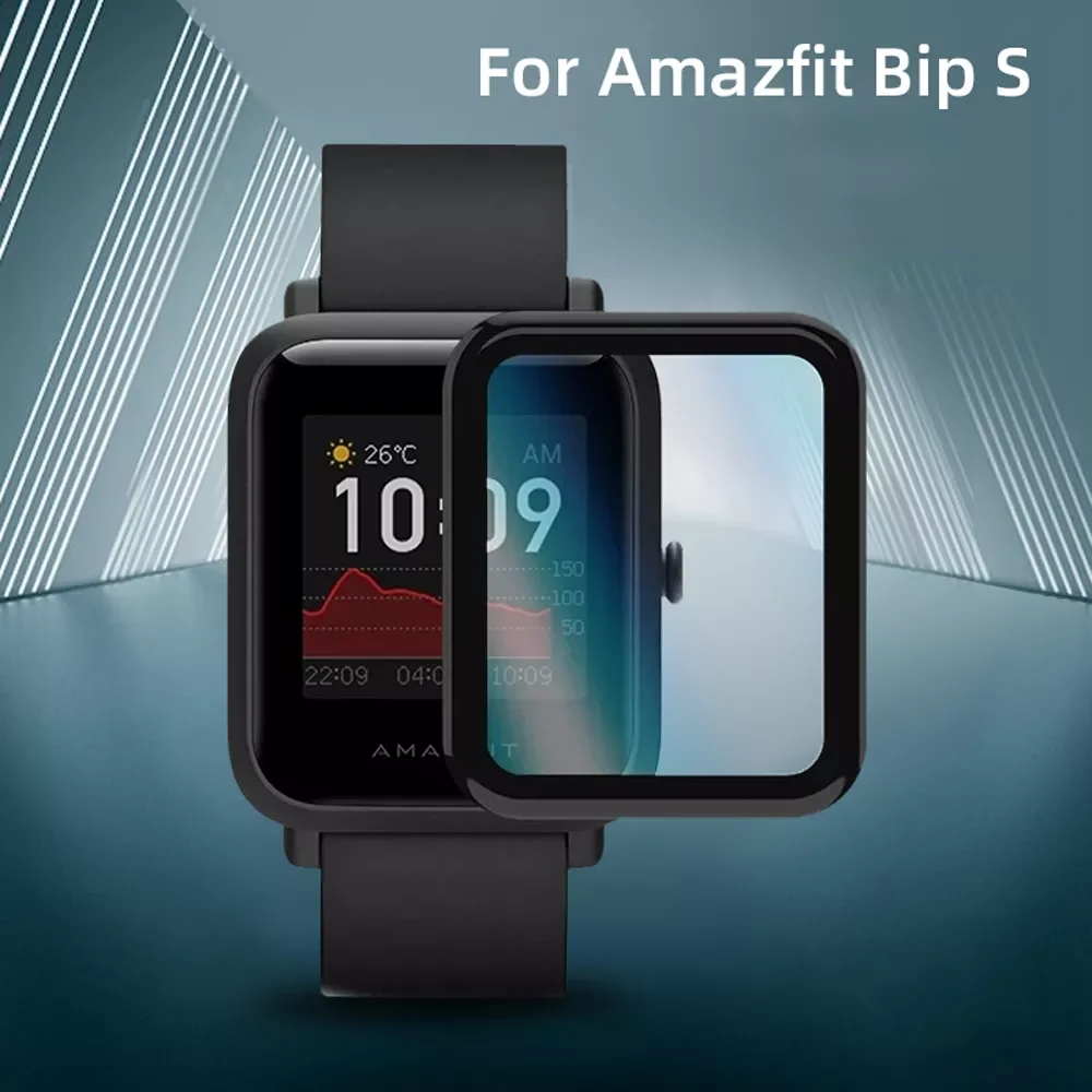 

2022 Protective case cover Film For Huami Amazfit Bip s TPU Soft Film Smart Watch Screen protector Smart watch accessories
