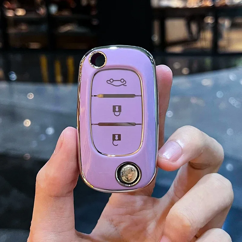 

2024 высококачественный чехол для автомобильного ключа Mercedes Benz Smart Fortwo 453 Forfour, защитный чехол, держатель для кожи, автомобильные аксессуары