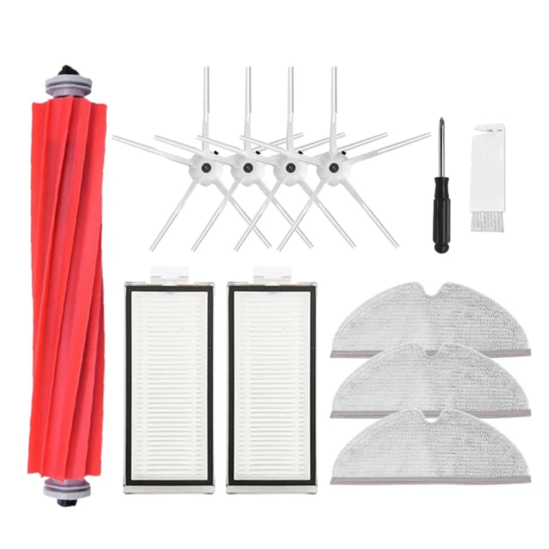 

Запчасти для робота-пылесоса Roborock Q7 Max/T8, фильтр НЕРА, основная щетка, боковая щетка, насадка на швабру, Сменные аксессуары