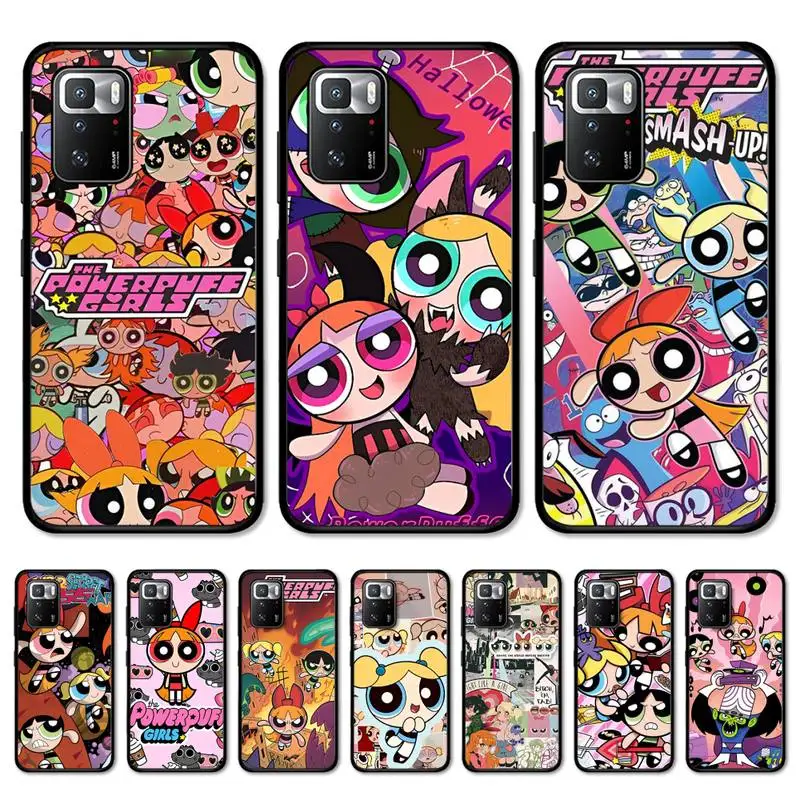 

Cartoon The-P-Powerpuffs-G-Girls Phone Case for Redmi Note 8 7 9 4 6 pro max T X 5A 3 10 lite pro