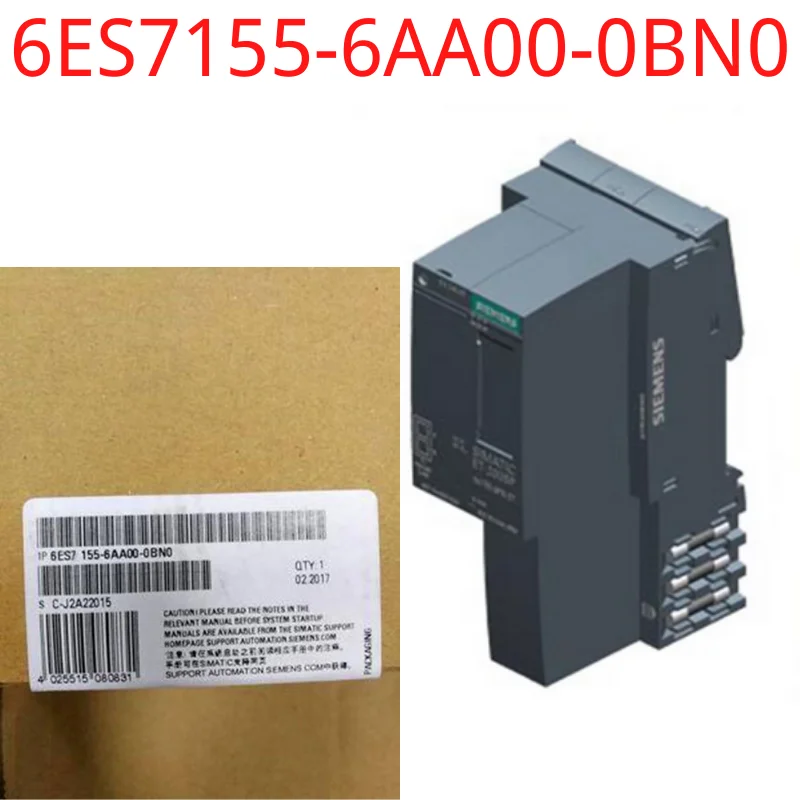 

6ES7155-6AA00-0BN0 бренд NewSIMATIC ET 200SP, комплект PROFINET IM, IM 155-6PN ST, макс. 32 I/O модули и 16 ET 200AL модули,
