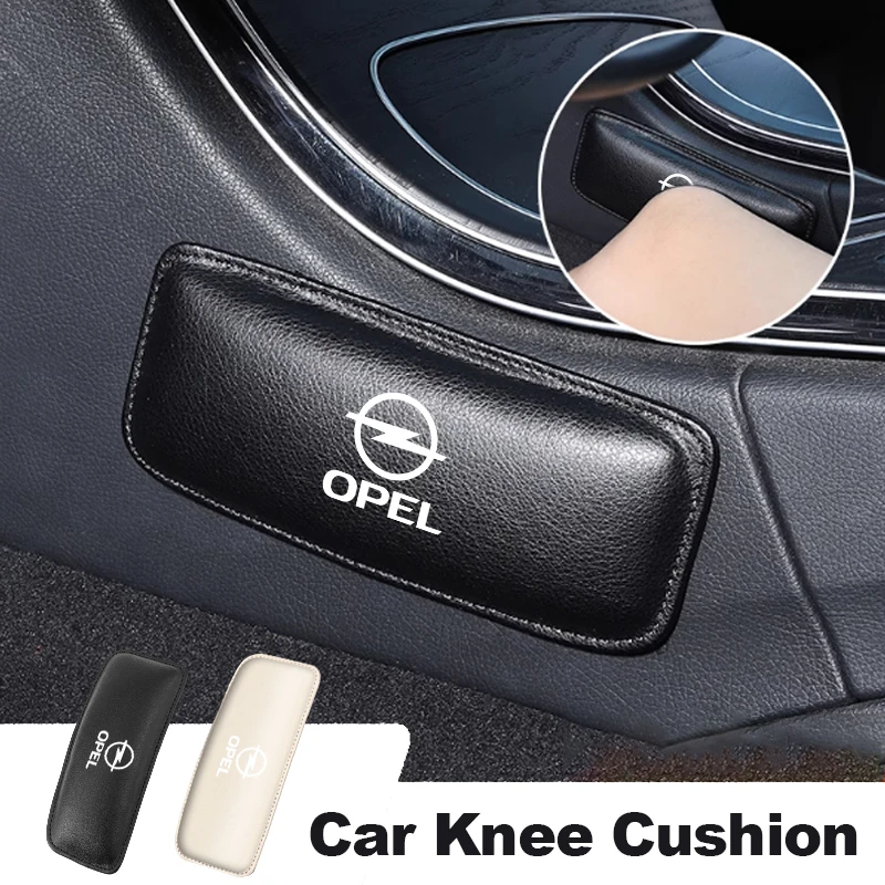 Фото Мягкая кожаная подушка для коленей и локтей в автомобиль для Opel Corsa, Astra, Insignia, Vectra, Zafira, Meriva, Mokka, Grandland №1