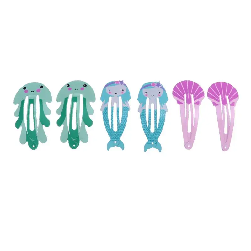 

12Pcs Bobby Pin Mermaid Medusa Shell Shaped Hair Clips Hair Barrettes Bobby Hairpins Hair Styling Clips Metal Hairpin 5cm