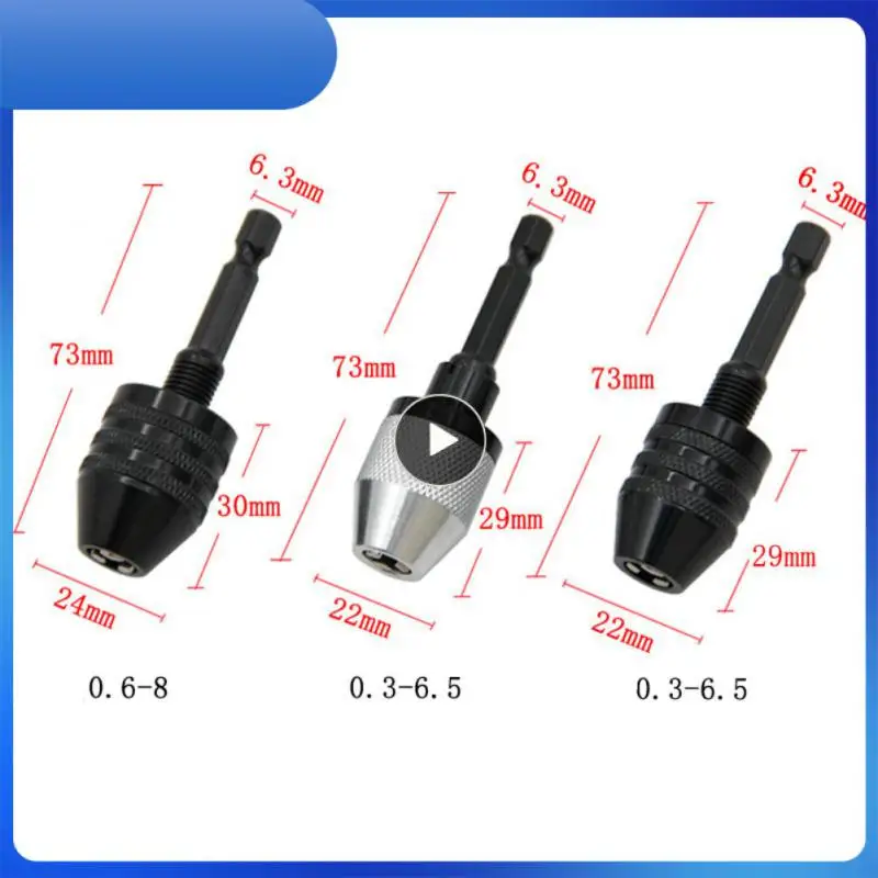 

Ударный адаптер для отвертки, сплав, быстрое устройство Dril, мини-патрон, высокое качество, самозатягивающийся