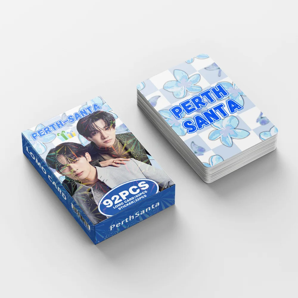 

92 шт., набор фотокарточек PerthSanta Thailand Star — тайская драма CP, коллекция карт Perth & Santa Lomo с наклейками