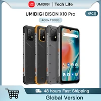 Global Version UMIDIGI BISON X10 Pro NFC Smartphone 6 53  HD  Display IP68 IP69K 4GB 128GB Helio P60 20MP Triple Camera 6150mAh