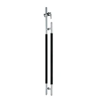 304 Stainless steel commercial glass door pull handles lock