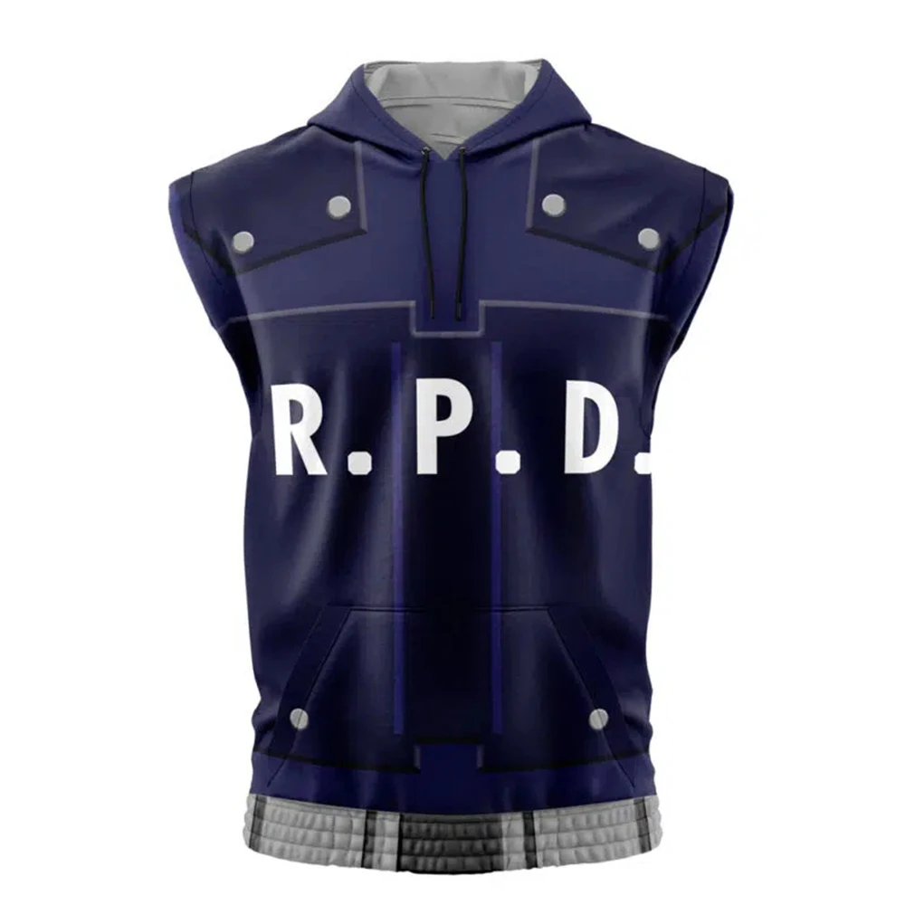 UBCS Resident Evil толстовка без рукавов для мужчин и женщин жилет с капюшоном детей 2025