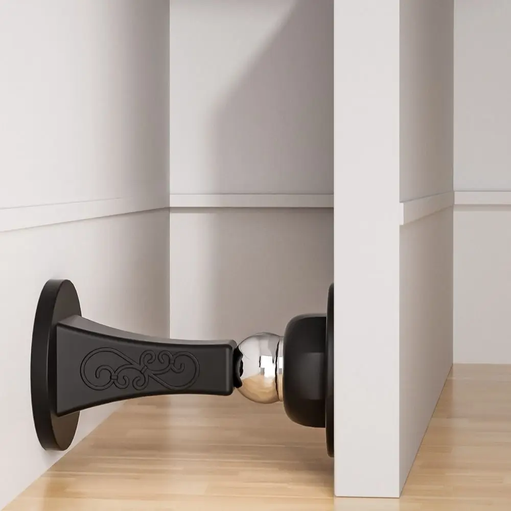 

Магнитная Бесшумная дверная пробка из нержавеющей стали без отверстий Магнитная всасывающая резиновая полукруглая дверная ограничитель против столкновений