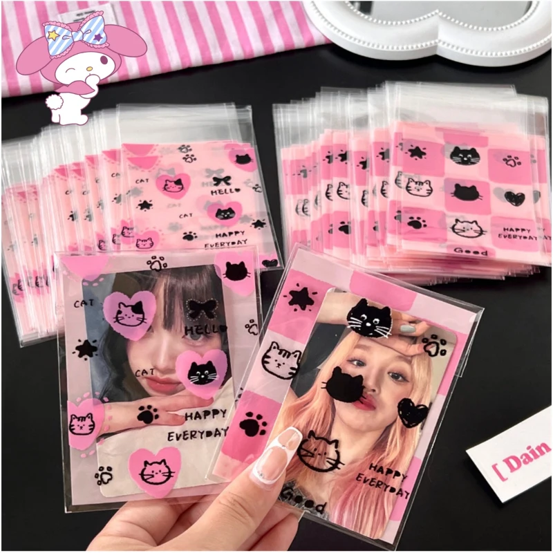 Kawaii hello kitty Милая кошка самоклеящаяся Сумка Высокое качество подарок маленькая