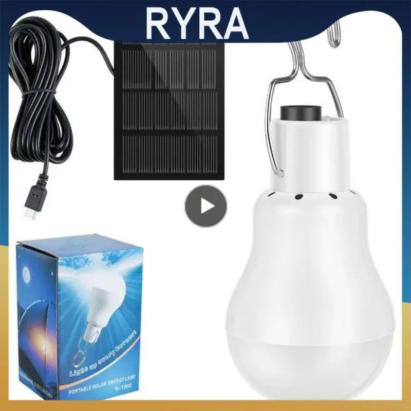 

Led Emergency Bulb Sports Waterproof Garden Solar Led Lights Solar Rechargeable High Brightness Long Endurance Camping Lights