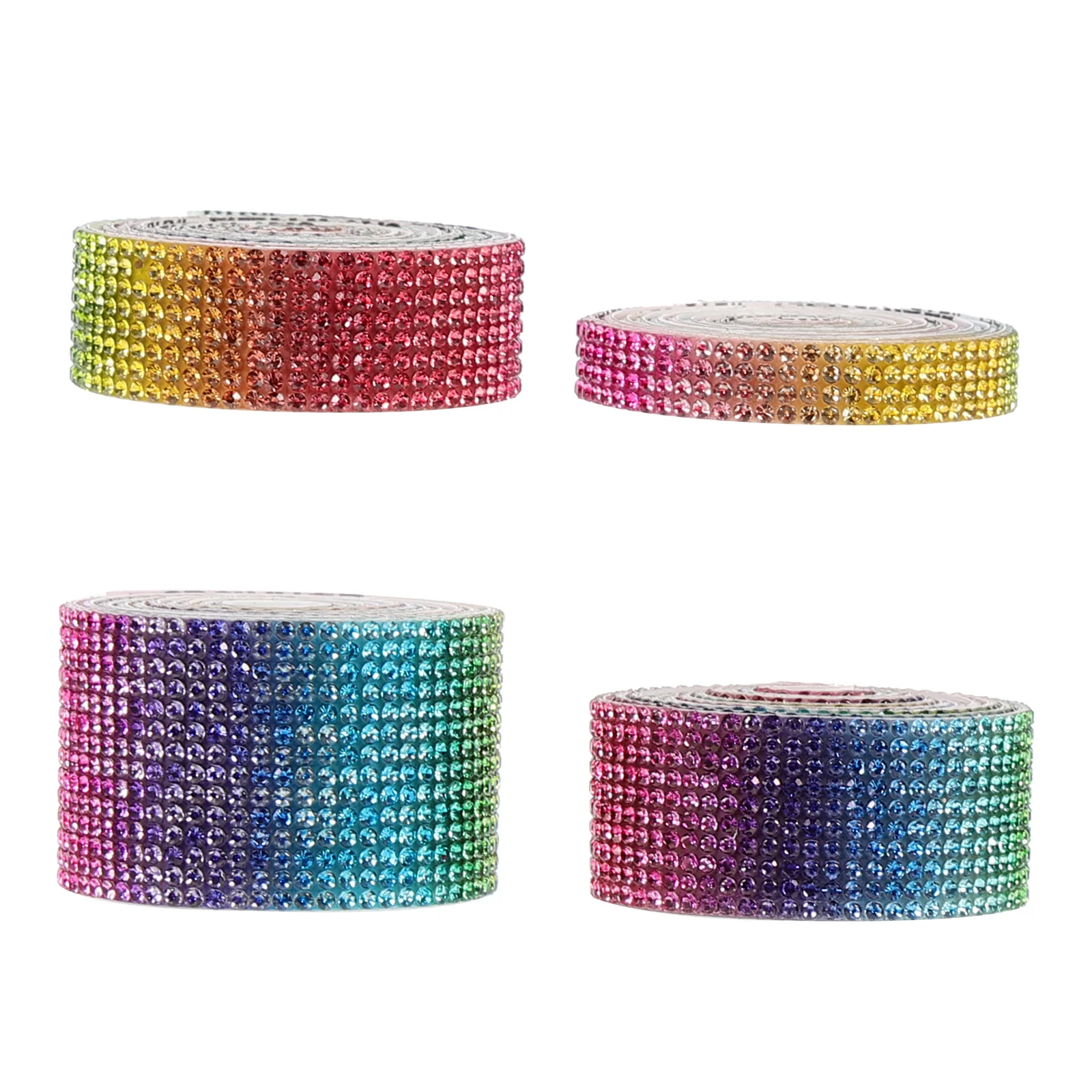 

4 рулона обуви, одежды, самоклеящиеся стразы для вечерние, обвязочные ремни для телефона, чехол «сделай сам», ручная работа