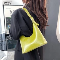 jozy 2022 summer fashion hobo bag brand luxury designer handbag pu leather casual tote ladies underarm shoulder bags for women