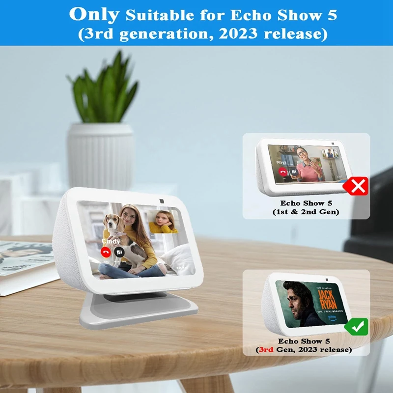 Регулируемая подставка для Echo Show 5 частей (3-е поколение) умное магнитное