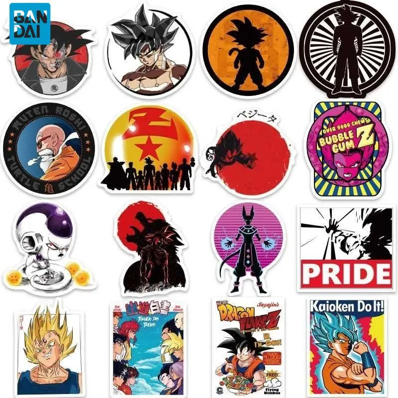 

Bandai Dragon Ball Stickers 50 Cartoon Stickers Waterproof Decorative Stickers
