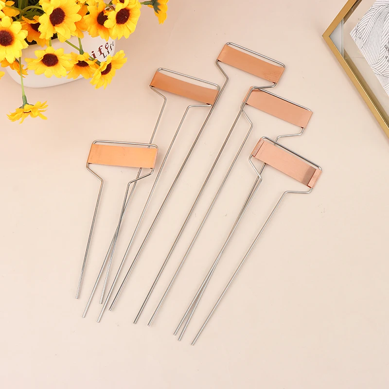 

5Pcs Copper Plate Metal Plant Labels Garden Stake Tags Reusable Planting Gardening Markers